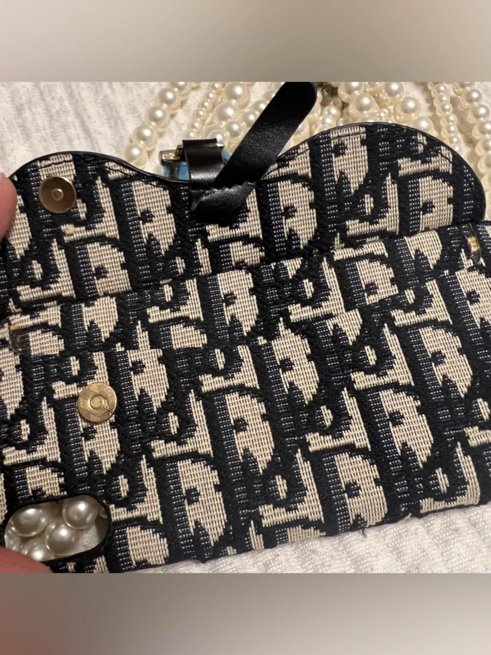NEW Dior Monogram D-Emblem Authentic IPhone 10 Max Pro Phone Case Luxury